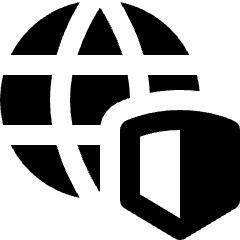 Network Security Shield Icon from Nova Solid Set