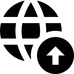 Network Upload Speed Icon from Nova Solid Set