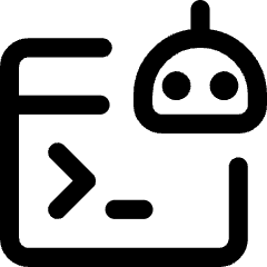 Ai Prompt Robot Icon from Core Line Set