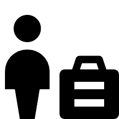 User Action Briefcase Icon from Nova Solid Set