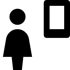 User Action Female Phone Icon from Nova Solid Set