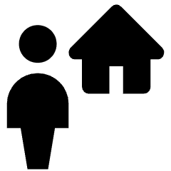 User Action Home Icon from Nova Solid Set