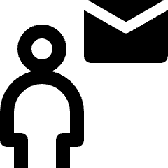 User Action Mail Icon from Nova Line Set
