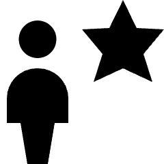 User Action Star Icon from Nova Solid Set
