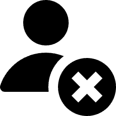 User Geometric Action Check Approve Icon from Nova Solid Set