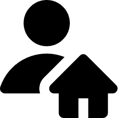 User Geometric Action Home Icon from Nova Solid Set