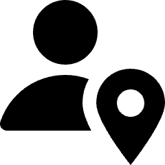 User Geometric Action Location Icon from Nova Solid Set