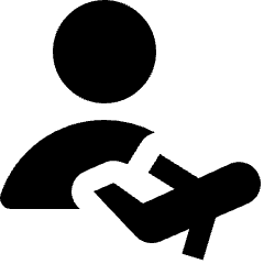 User Geometric Action Plane Icon from Nova Solid Set