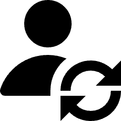 User Geometric Action Refresh Icon from Nova Solid Set