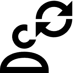 User Geometric Action Refresh Icon from Nova Line Set