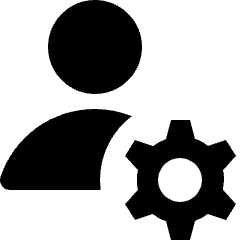 User Geometric Action Setting Icon from Nova Solid Set