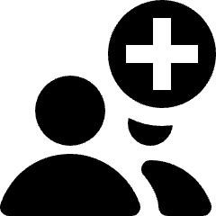 User Multiple Add Icon from Nova Solid Set