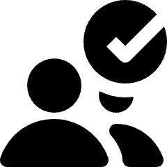 User Multiple Check Approve Icon from Nova Solid Set