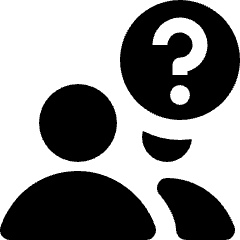 User Multiple Question Icon from Nova Solid Set