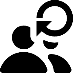 User Multiple Return Icon from Nova Solid Set