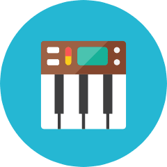 Keyboard Icon from Kameleon Colors Set