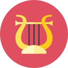 Lyre Icon from Kameleon Colors Set