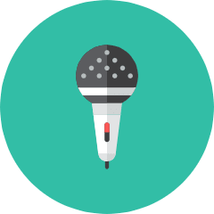 Microphone 2 Icon from Kameleon Colors Set