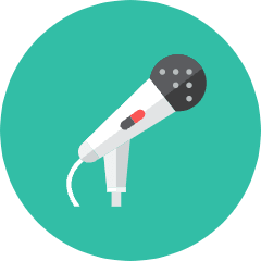 Microphone 4 Icon from Kameleon Colors Set