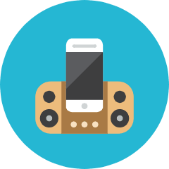 Phone Dock Icon from Kameleon Colors Set