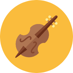 Violin Icon from Kameleon Colors Set