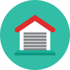 Garage Icon from Kameleon Colors Set