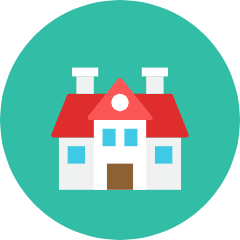 House 2 Icon from Kameleon Colors Set