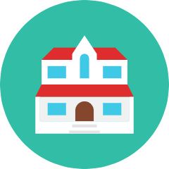House 4 Icon from Kameleon Colors Set