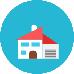 House 5 Icon from Kameleon Colors Set