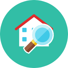 House Find Icon from Kameleon Colors Set