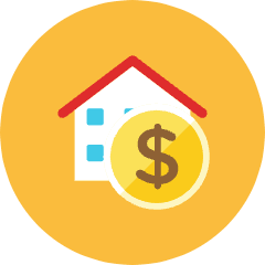 House Money Icon from Kameleon Colors Set