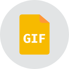 Gif File Icon from Kameleon Colors Set
