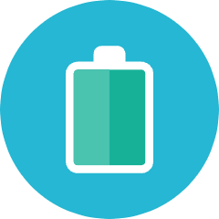 Battery Full Icon from Kameleon Colors Set