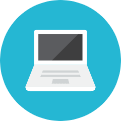 Laptop Icon from Kameleon Colors Set