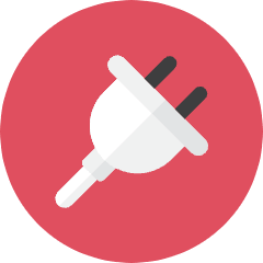 Plug Icon from Kameleon Colors Set