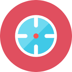 Crosshair Icon from Kameleon Colors Set