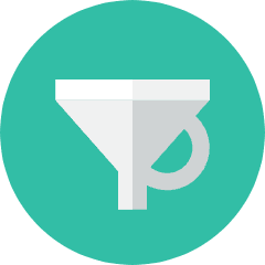 Filter Icon from Kameleon Colors Set