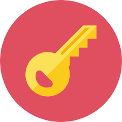 Key Icon from Kameleon Colors Set