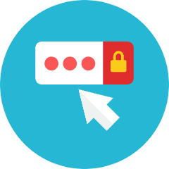 Password Icon from Kameleon Colors Set