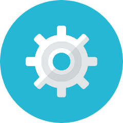 Settings Icon from Kameleon Colors Set
