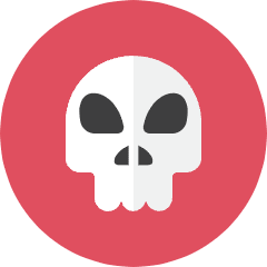 Skull Icon from Kameleon Colors Set