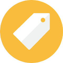 Tag Icon from Kameleon Colors Set