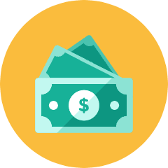 Banknote Icon from Kameleon Colors Set