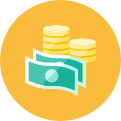 Money Icon from Kameleon Colors Set