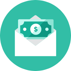 Money Letter Icon from Kameleon Colors Set