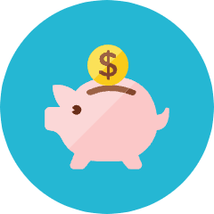 Picky Bank Icon from Kameleon Colors Set