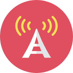 Antenna Icon from Kameleon Colors Set