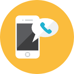 Smartphone Call Icon from Kameleon Colors Set