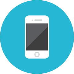 Smartphone Icon from Kameleon Colors Set