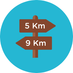 Direction Sign Icon from Kameleon Colors Set